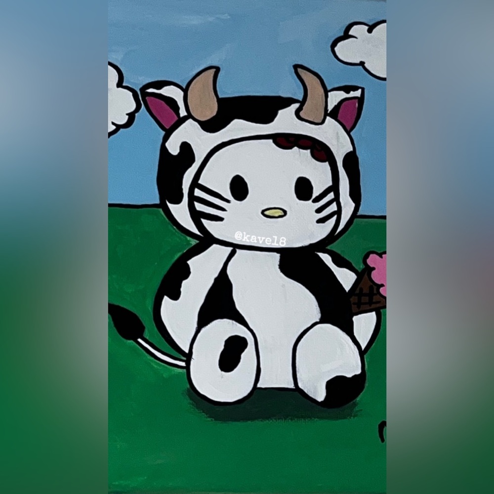 Hand painted cartoon portraits!